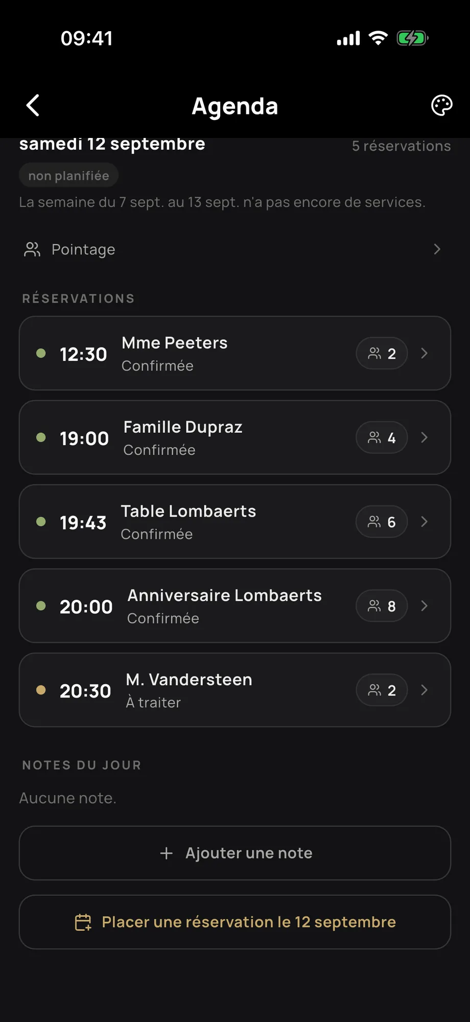 Bookings